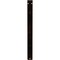 Ekena Millwork Austin Wrought Iron Bracket, (Single center brace), Antiqued Bronze 1 1/2"W x 12"D x 15"H BKTM01X12X15SAUABZ - alternate 6
